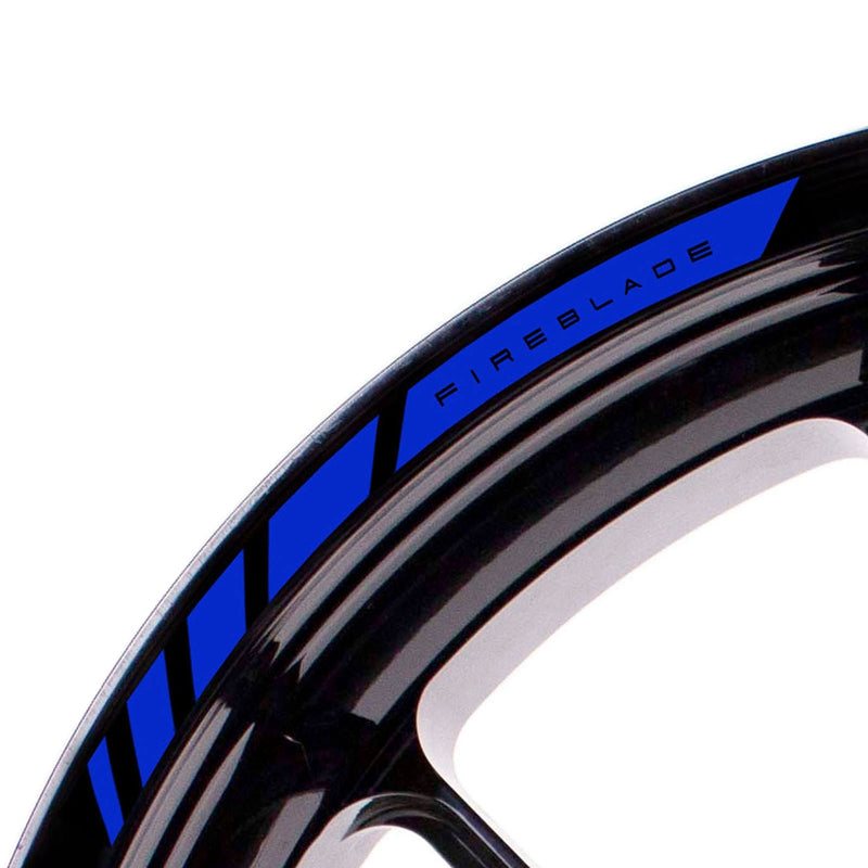 Fit Honda FIREBLADE Logo Strips Wheel Rim Edge Sticker - MC Motoparts