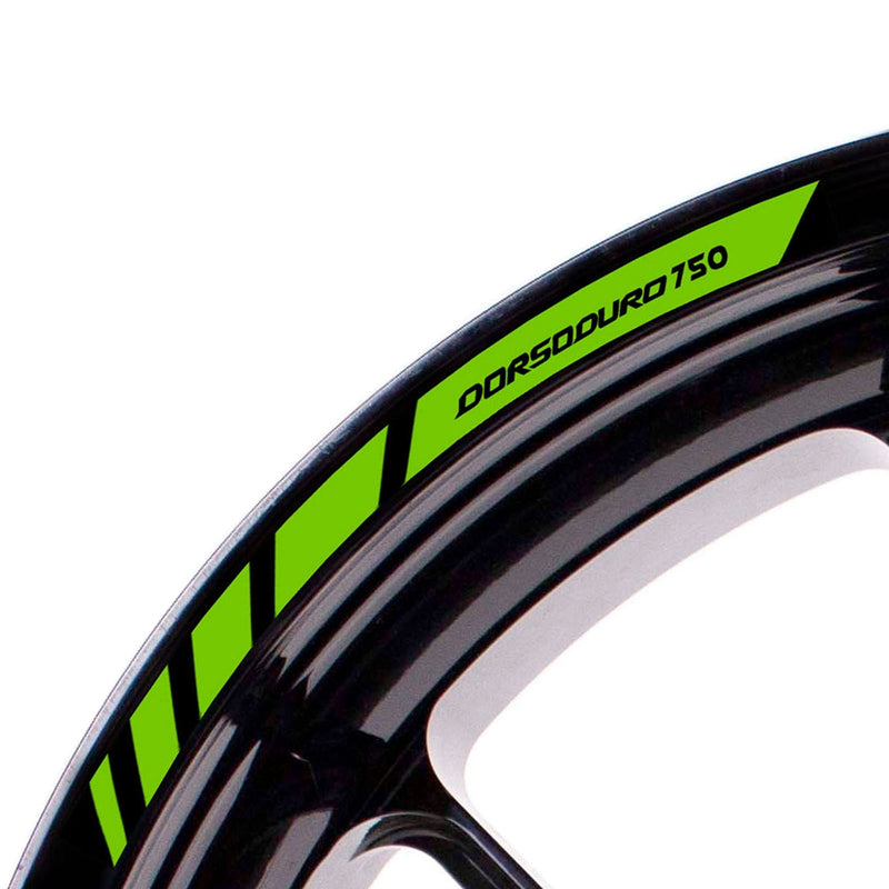 Fit Aprilia DORSODURO 750 Logo Strips Wheel Rim Edge Sticker - MC Motoparts