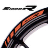 Fit BMW S1000R Logo Stripes Wheel Rim Edge Sticker - MC Motoparts