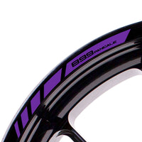 Fit Ducati 899 PANIGALE Logo Strips Wheel Rim Edge Sticker - MC Motoparts