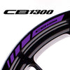 Fit Honda CB1300 Logo Stripes Wheel Rim Edge Sticker - MC Motoparts