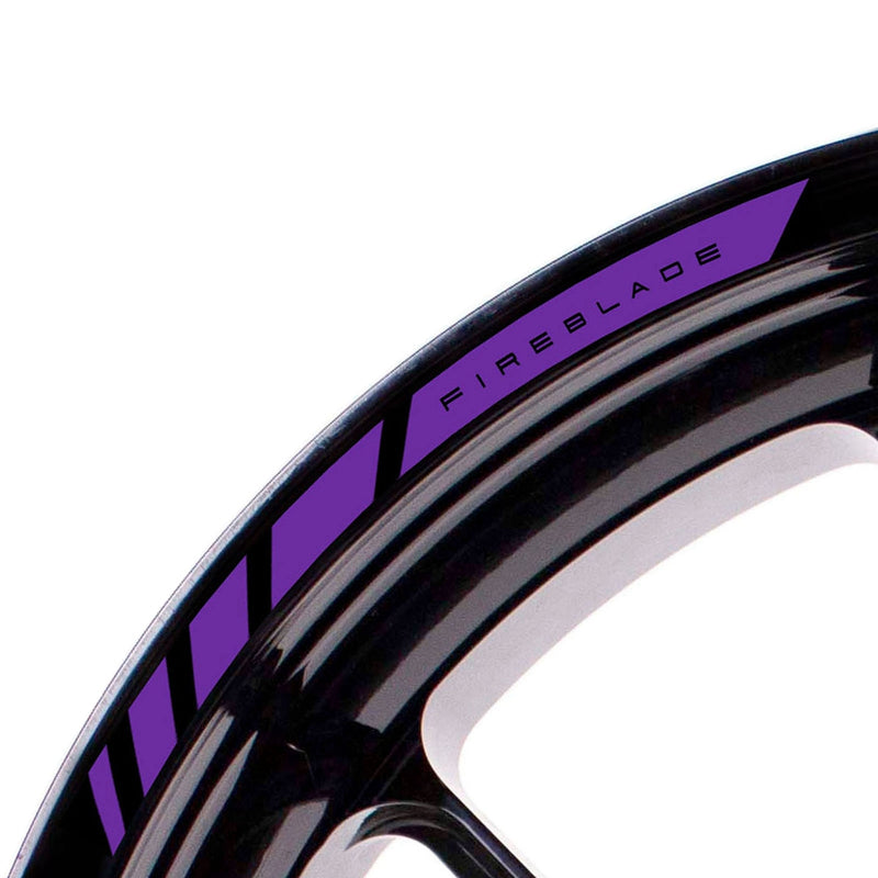 Fit Honda FIREBLADE Logo Strips Wheel Rim Edge Sticker - MC Motoparts