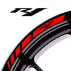 Fit Yamaha YZF R1 Logo Strips Wheel Rim Edge Sticker - MC Motoparts