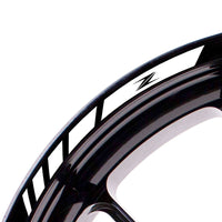 Fit Kawasaki Z Logo Strips Wheel Rim Edge Sticker - MC Motoparts