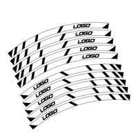 Fit Kawasaki Ninja ZX-10R Logo Stripes Wheel Rim Edge Sticker - MC Motoparts