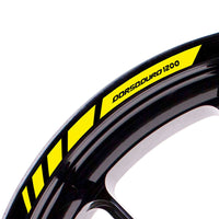 Fit Aprilia DORSODURO 1200 Logo Strips Wheel Rim Edge Sticker - MC Motoparts