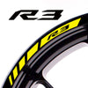 Fit Yamaha YZF R3 Logo Strips Wheel Rim Edge Sticker - MC Motoparts