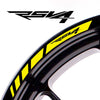 Fit Aprilia RSV4 Logo Stripes Wheel Rim Edge Sticker - MC Motoparts