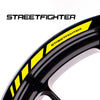 Fit Ducati STREETFIGHTER Logo Stripes Wheel Rim Edge Sticker - MC Motoparts