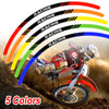 Fits Kawasaki KLX 400 2000-2016 MX Dirt Bike Rim Skin Stickers