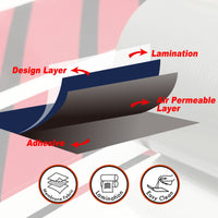 Fits Honda XR 650L 2012-2020 MX Dirt Bike Rim Skin Stickers