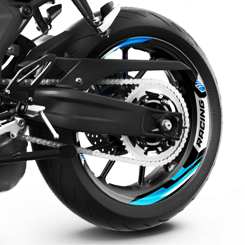 S13 17'' Rim Front & Rear Removable 2-Piece Rim Sticker For Honda CBR1000RR-R Fireblade