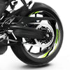 S15 17'' Rim Front & Rear Removable 2-Piece Rim Sticker For Kawasaki ER6F ER6N Ninja 650