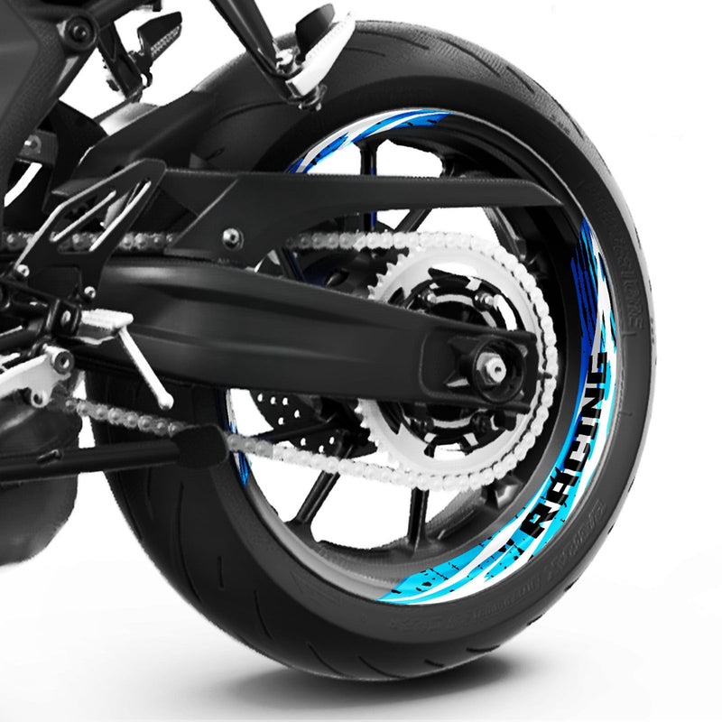 S21 17'' Rim Front & Rear Removable 2-Piece Rim Sticker For Suzuki Gladius 650 TL1000R