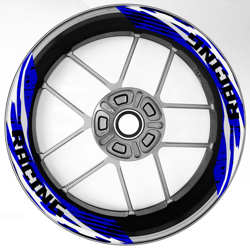 S21 17'' Rim Front & Rear Removable 2-Piece Rim Sticker For Suzuki Gladius 650 TL1000R