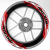 S21 17'' Rim Front & Rear Removable 2-Piece Rim Sticker For Suzuki Gladius 650 TL1000R