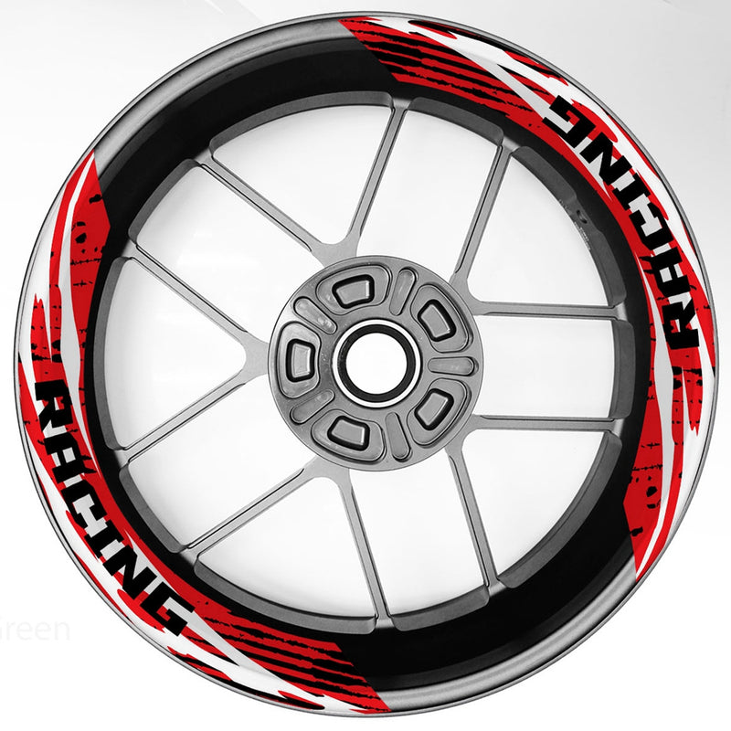 S21 17'' Rim Front & Rear Removable 2-Piece Rim Sticker For Suzuki Gladius 650 TL1000R