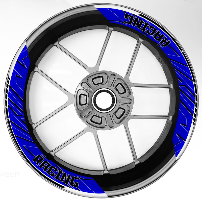 S24 17'' Rim Front & Rear Removable 2-Piece Rim Sticker For Yamaha FZ07 MT-07 XSR700