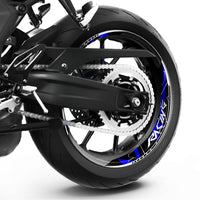 S26 17'' Rim Front & Rear Removable 2-Piece Rim Sticker For Yamaha YZF R1 R1M R1S R3 R7