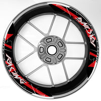 S26 17'' Rim Front & Rear Removable 2-Piece Rim Sticker For Yamaha YZF R1 R1M R1S R3 R7