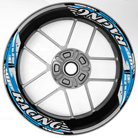 S29 17'' Rim Front & Rear Removable 2-Piece Rim Sticker For Triumph Street Cup Twin