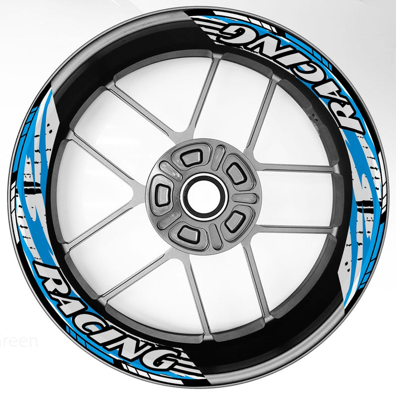 S29 17'' Rim Front & Rear Removable 2-Piece Rim Sticker For Triumph Street Cup Twin