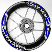 S29 17'' Rim Front & Rear Removable 2-Piece Rim Sticker For Triumph Street Cup Twin