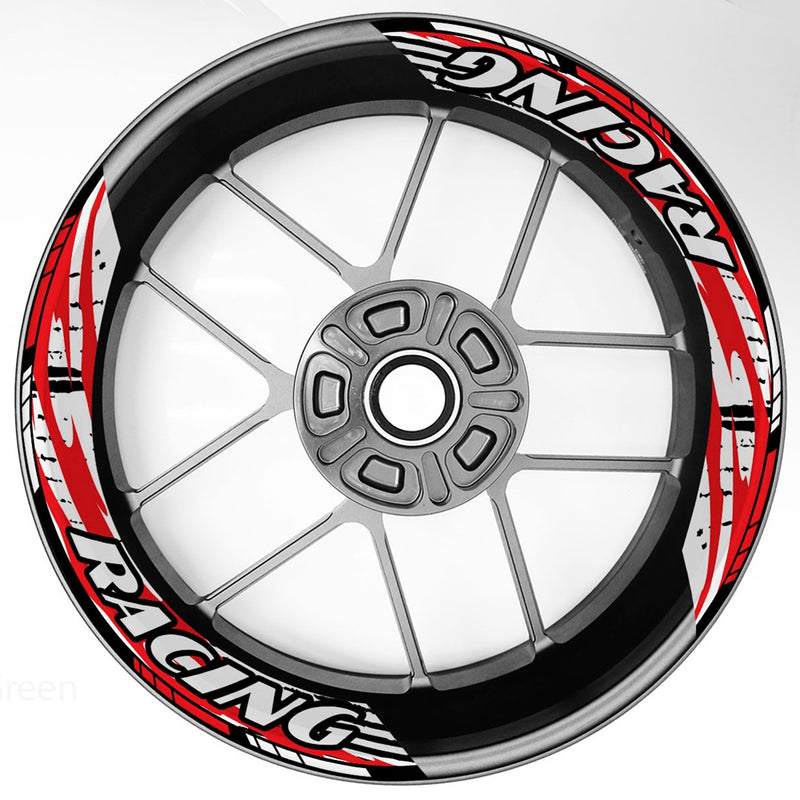 S29 17'' Rim Front & Rear Removable 2-Piece Rim Sticker For Triumph Street Cup Twin