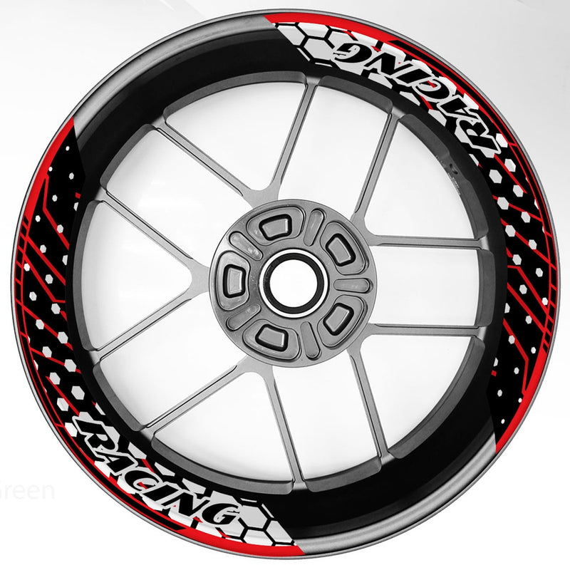 S30 17'' Rim Front & Rear Removable 2-Piece Rim Sticker For Triumph Speed Triple 1050 1200