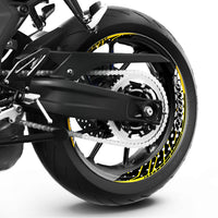 S30 17'' Rim Front & Rear Removable 2-Piece Rim Sticker For Triumph Speed Triple 1050 1200