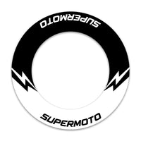 17'' Rim Supermoto Whole Rim Protection Sticker FL01B For Kawasaki Suzuki TM - MC Motoparts