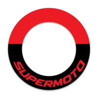 17'' Rim Supermoto Whole Rim Protection Sticker OG01B For Honda TM Yamaha - MC Motoparts