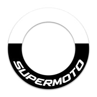 17'' Rim Supermoto Whole Rim Protection Sticker OG01B For Honda TM Yamaha - MC Motoparts