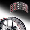 Reflective Strip Designer Pattern For 17'' Wheel Rim Skin Decal Set SH03 - MC Motoparts