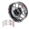 Reflective Strip Designer Pattern For 17'' Wheel Rim Skin Decal Set SH23 - MC Motoparts