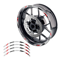 Reflective Strip Designer Pattern For 17'' Wheel Rim Skin Decal Set SH23 - MC Motoparts